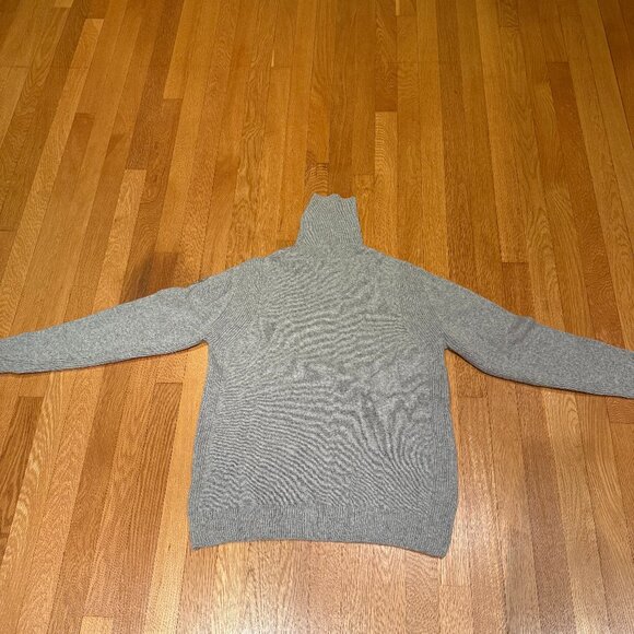 Fusalp Grey Turtleneck ski sweater in heather grey, Size XL - Picture 1 of 4